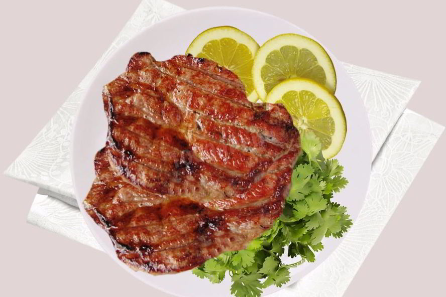Рецепт свиного стейка в маринаде из кефира