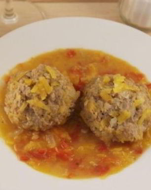 Диетические тефтели из говядины