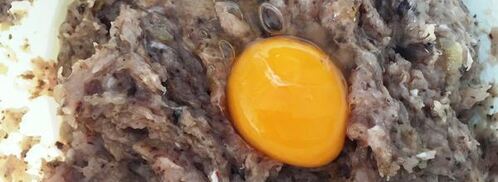 куриные тефтели с сюрпризом в сливочном соусе. Шаг 4