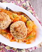 Тефтели из говядины с морковью и курагой