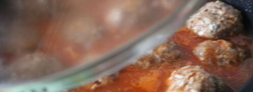 тефтели из говядины с рисом в соусе из овощного сока. Шаг 6