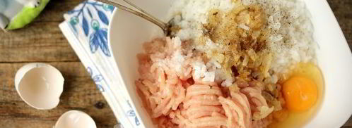 тефтели из куриного фарша с рисом в духовке. Шаг 4