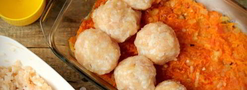 тефтели из куриного фарша с рисом в духовке. Шаг 5