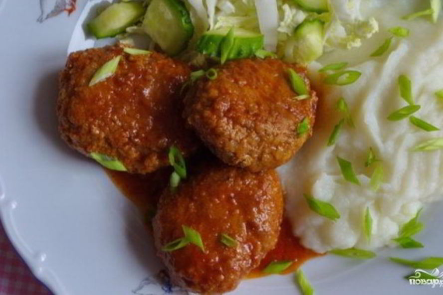 Рецепт тефтелей из свинины с рисом