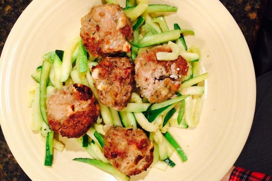 Рецепт тефтелей с фетой и оливками