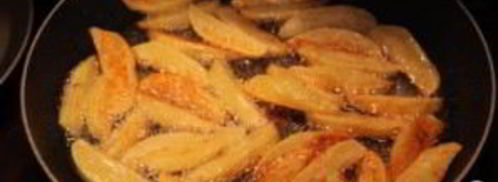 тефтели с грибным соусом и картофелем по-деревенски. Шаг 4