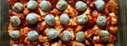 тефтели с картошкой в духовке. Шаг 2