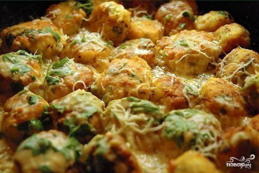 Рецепт тефтелей со сливками в духовке