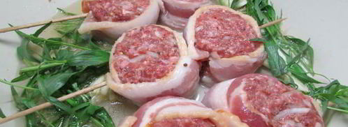 тефтели в беконе с начинкой из моцареллы. Шаг 6