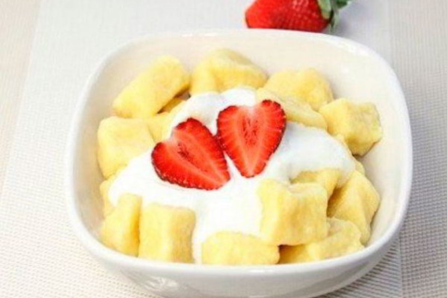 Рецепт ленивых вареников с кокосовой и овсяной мукой