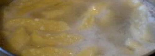 ленивые вареники с творогом на манке. Шаг 5