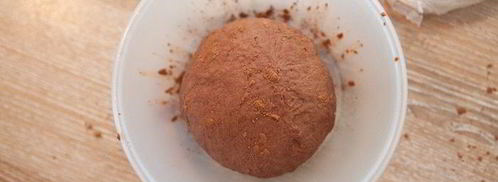 постные вареники с вишней, шоколадом и вишневым соусом. Шаг 2