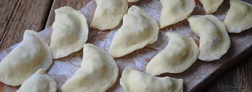 пышные украинские вареники на пару. Шаг 17