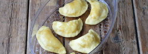 пышные украинские вареники на пару. Шаг 19