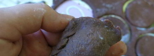 шоколадные вареники с ягодами. Шаг 11