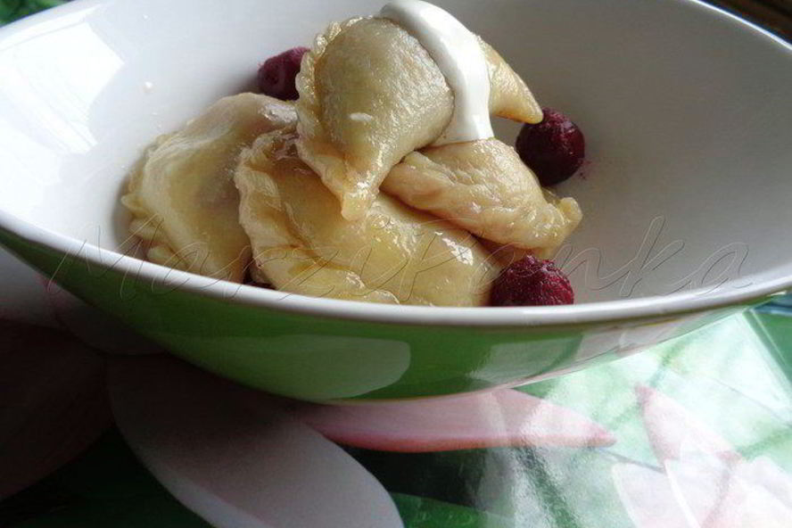 Рецепт вареников из заварного теста с вишней