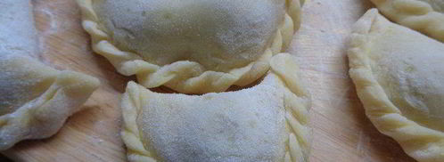 вареники из заварного теста с вишней. Шаг 13