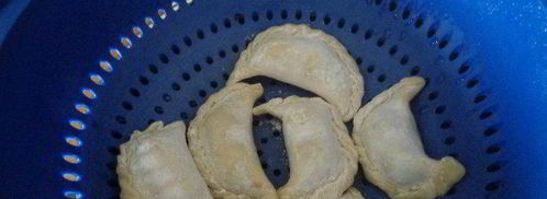 вареники из заварного теста с вишней. Шаг 15