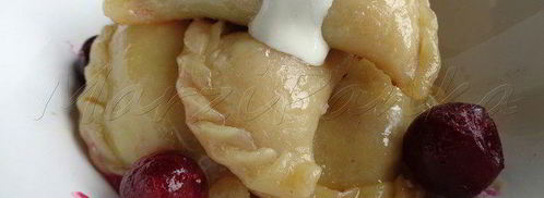 вареники из заварного теста с вишней. Шаг 16