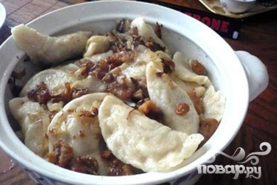 Рецепт вареников картофельных на кефире