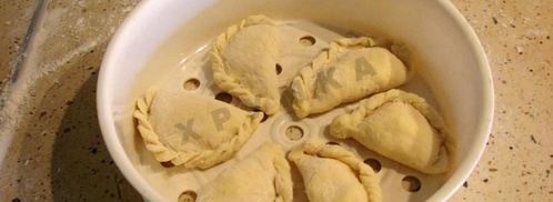 вареники на пару на кефире. Шаг 8