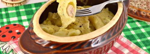 вареники по-подольски с куриным фаршем. Шаг 12