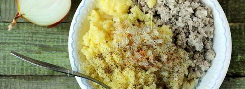 вареники с картофелем и говядиной. Шаг 5