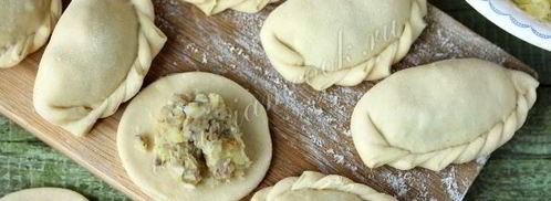 вареники с картофелем и говядиной. Шаг 7