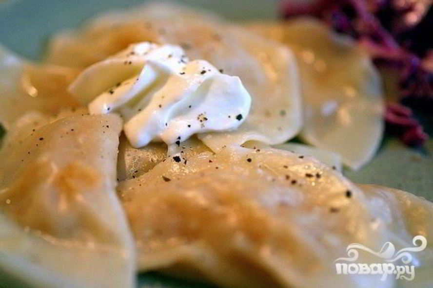 Рецепт вареников с картофелем и луком