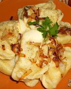 Вареники с картофелем на сыворотке и кукурузной муке