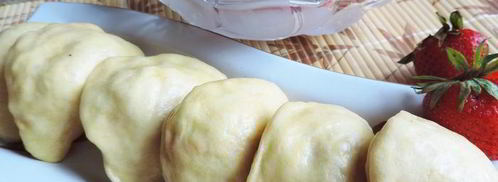 вареники с клубникой на пару. Шаг 8