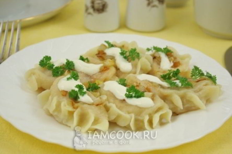 Рецепт вареников с квашеной капустой на молоке