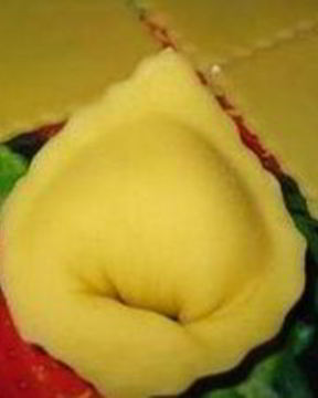 Вареники с салом и сырой картошкой