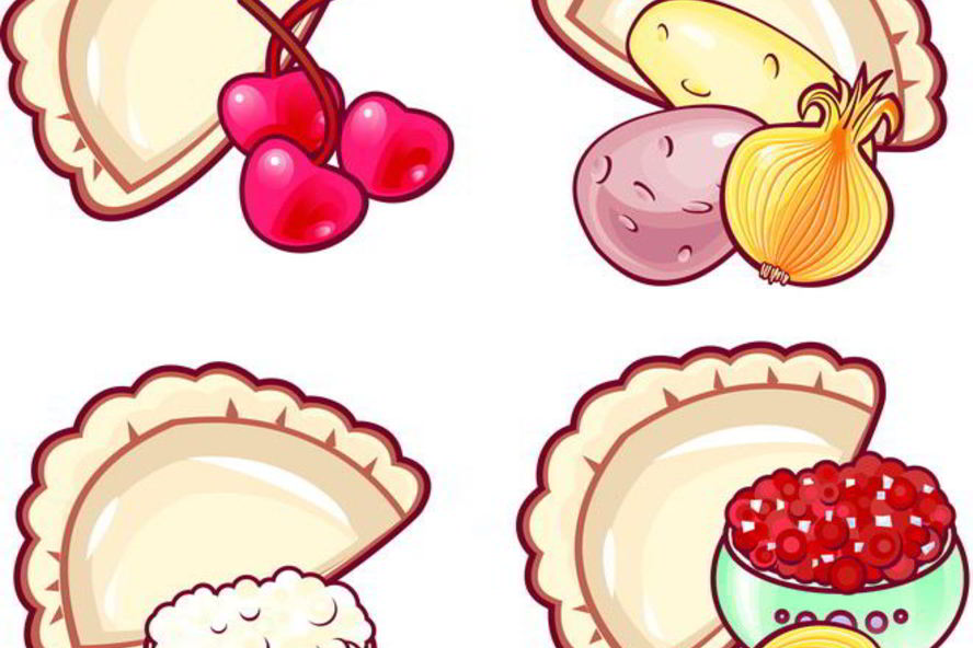 Рецепт вареников с салома