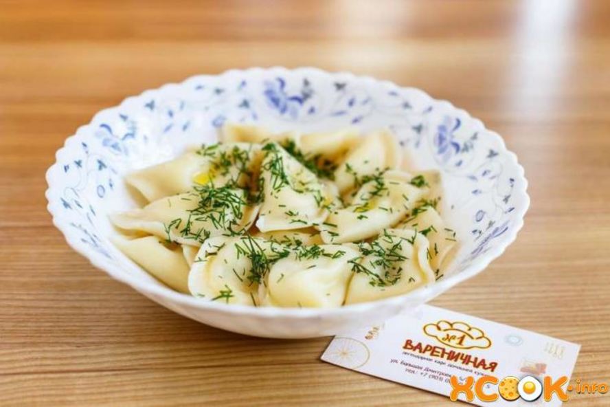 Рецепт вареников с соленым творогом
