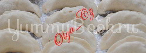 вареники с творогом, гречневой кашей и мятой. Шаг 2