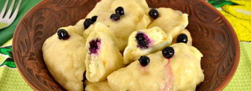 вареники с творогом и черникой. Шаг 9