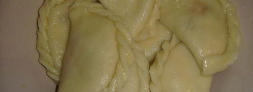 вареники с творогом и финиками. Шаг 12