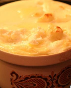 Вареники с творогом ленивые, запеченые в сметане