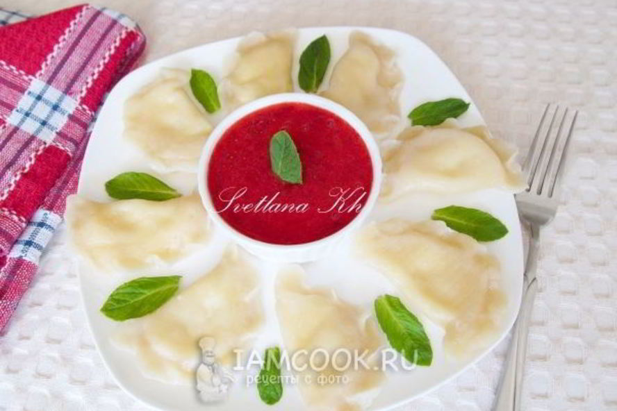 Рецепт вареников с творогом на кефире