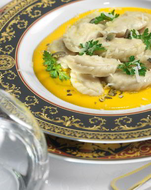 Вареники с тыквой и рикоттой