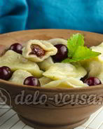 Вареники с вишней