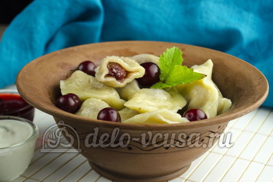 Рецепт вареников с вишней