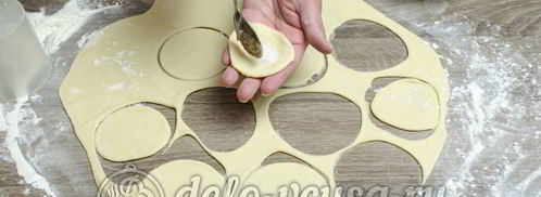 вареники с вишней. Шаг 14