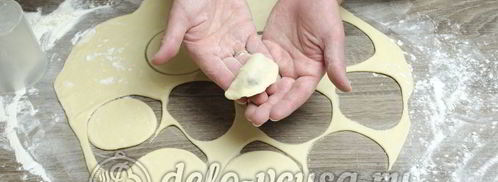 вареники с вишней. Шаг 20