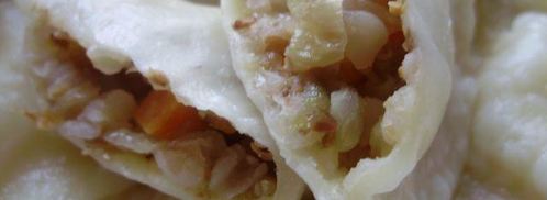 вкусные вареники с гречкой и овощами. Шаг 11