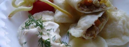 вкусные вареники с гречкой и овощами. Шаг 12