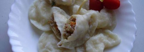 вкусные вареники с гречкой и овощами. Шаг 13