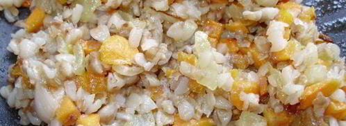 вкусные вареники с гречкой и овощами. Шаг 5