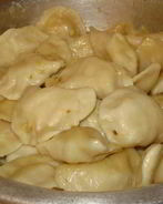 Заварные вареники с картошкой